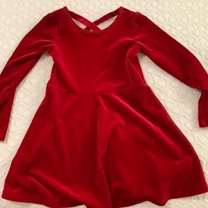 Children’s Place red velvet dress